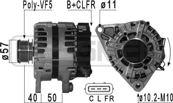 ERA 210942A - Alternator www.molydon.hr