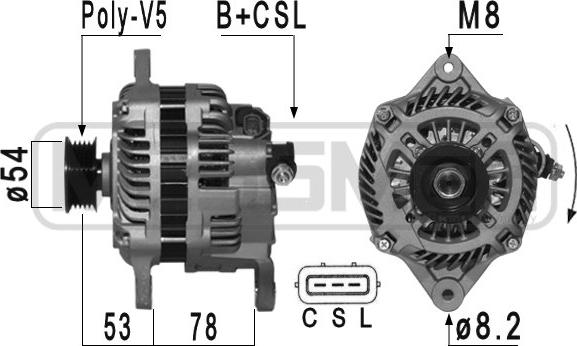 ERA 210955A - Alternator www.molydon.hr