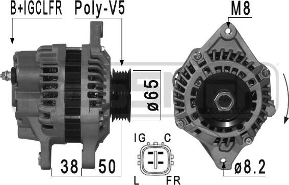 ERA 210956A - Alternator www.molydon.hr