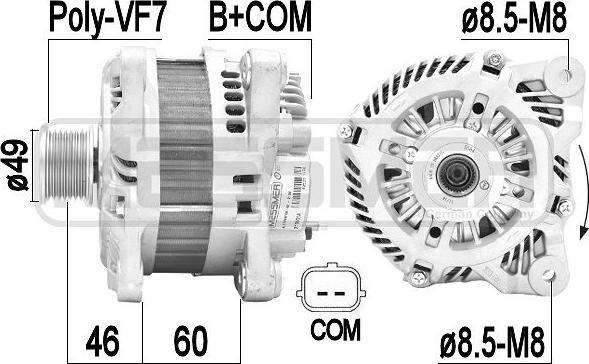 ERA 210951A - Alternator www.molydon.hr