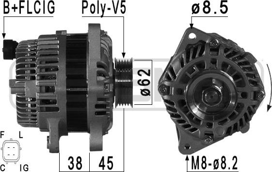 ERA 210953A - Alternator www.molydon.hr