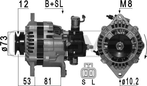 ERA 210962A - Alternator www.molydon.hr