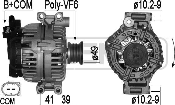 ERA 210985A - Alternator www.molydon.hr