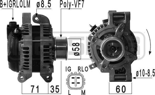 ERA 210934 - Alternator www.molydon.hr