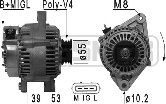 ERA 210932A - Alternator www.molydon.hr