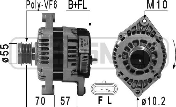 ERA 210937 - Alternator www.molydon.hr