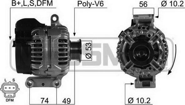 ERA 210445R - Alternator www.molydon.hr