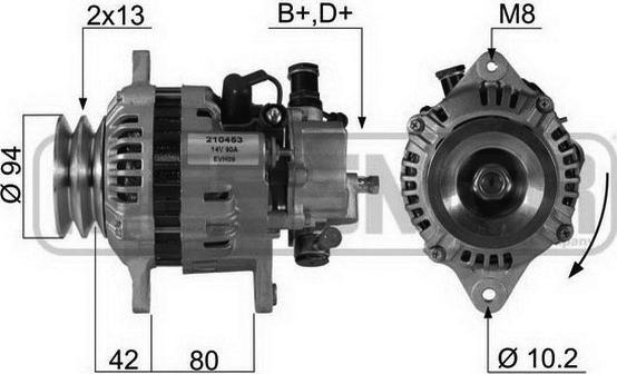 ERA 210453A - Alternator www.molydon.hr