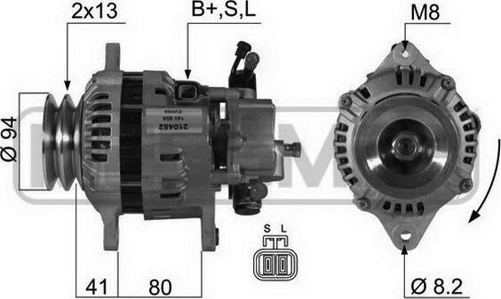 ERA 210452A - Alternator www.molydon.hr