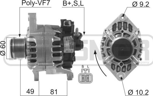 ERA 210463 - Alternator www.molydon.hr