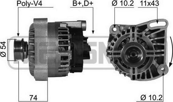 ERA 210405 - Alternator www.molydon.hr