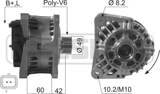 ERA 210480 - Alternator www.molydon.hr