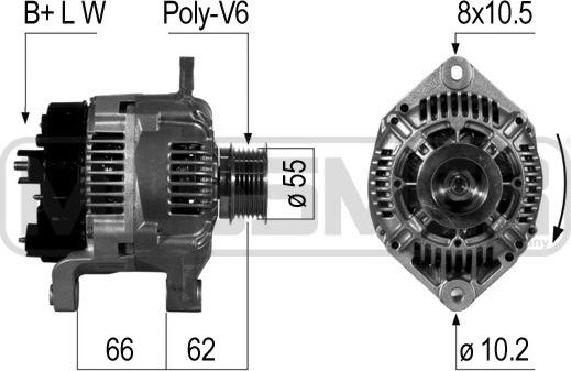 ERA 210478 - Alternator www.molydon.hr