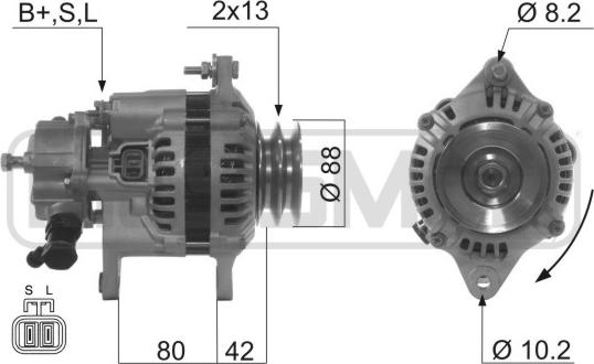 ERA 210596A - Alternator www.molydon.hr