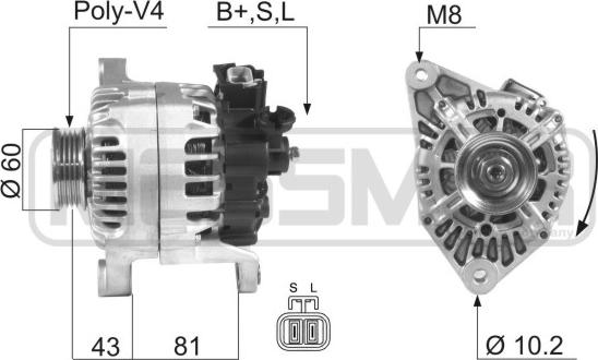 ERA 210557 - Alternator www.molydon.hr