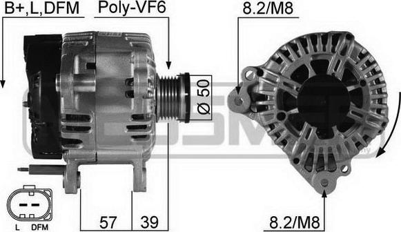 ERA 210504A - Alternator www.molydon.hr