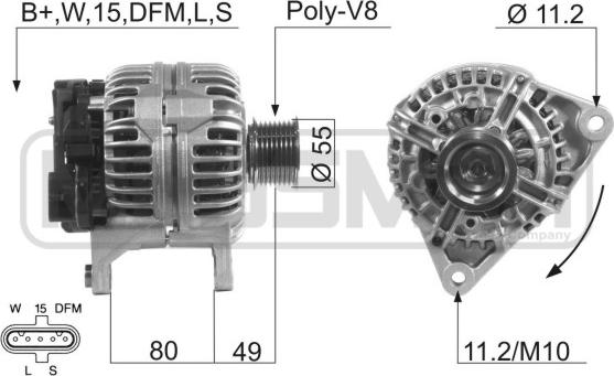 ERA 210589A - Alternator www.molydon.hr