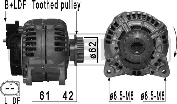 ERA 210581A - Alternator www.molydon.hr