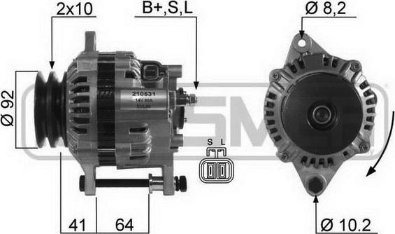 ERA 210531A - Alternator www.molydon.hr