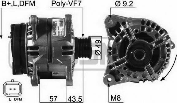 ERA 210579A - Alternator www.molydon.hr