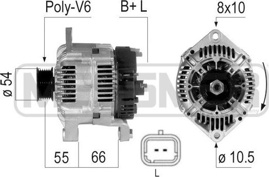 ERA 210570A - Alternator www.molydon.hr