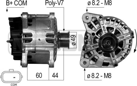 ERA 210698 - Alternator www.molydon.hr