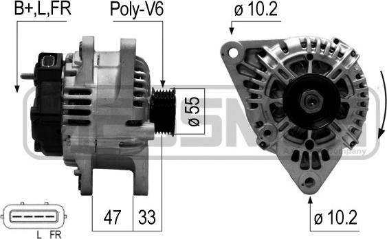 ERA 210646 - Alternator www.molydon.hr