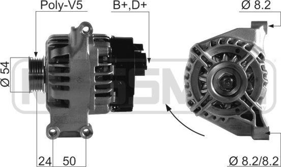 ERA 210659A - Alternator www.molydon.hr