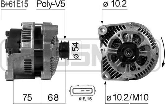 ERA 210669 - Alternator www.molydon.hr