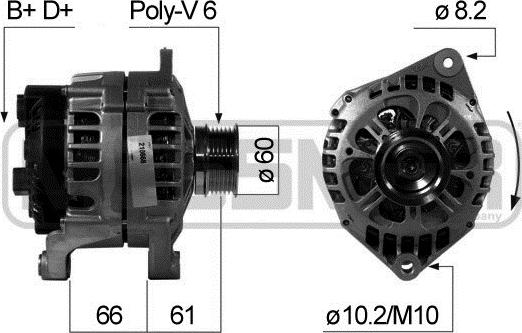 ERA 210668 - Alternator www.molydon.hr