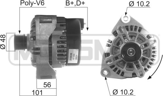 ERA 210636 - Alternator www.molydon.hr