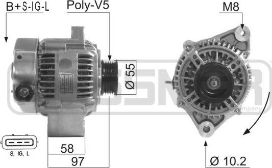 ERA 210628A - Alternator www.molydon.hr