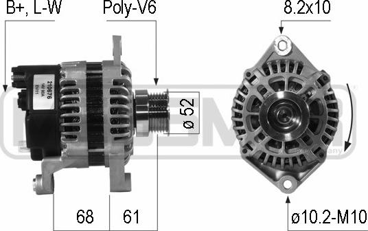 ERA 210676 - Alternator www.molydon.hr