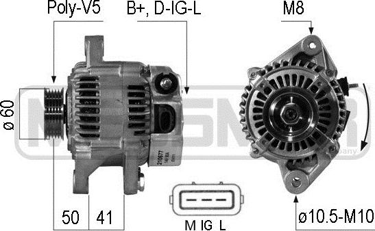 ERA 210677 - Alternator www.molydon.hr