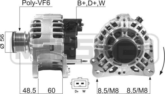 ERA 210093A - Alternator www.molydon.hr