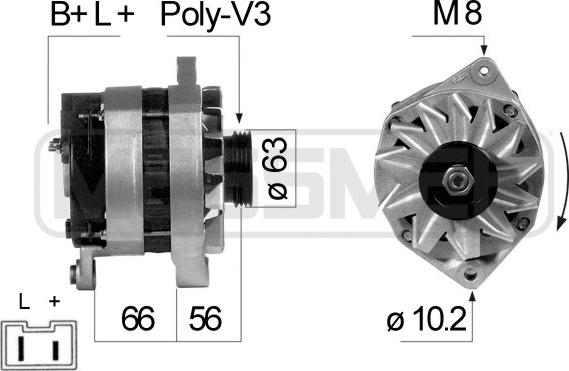 ERA 210092A - Alternator www.molydon.hr