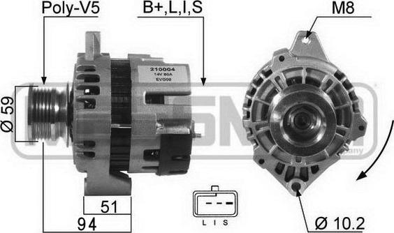 ERA 210004A - Alternator www.molydon.hr