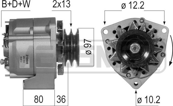 ERA 210006A - Alternator www.molydon.hr