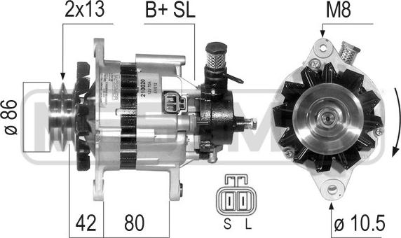 ERA 210020A - Alternator www.molydon.hr