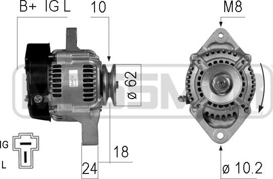 ERA 210148R - Alternator www.molydon.hr