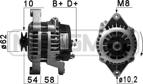 ERA 210155A - Alternator www.molydon.hr