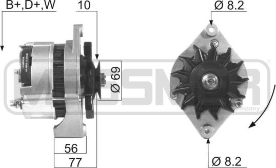 ERA 210156A - Alternator www.molydon.hr