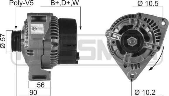 ERA 210157R - Alternator www.molydon.hr