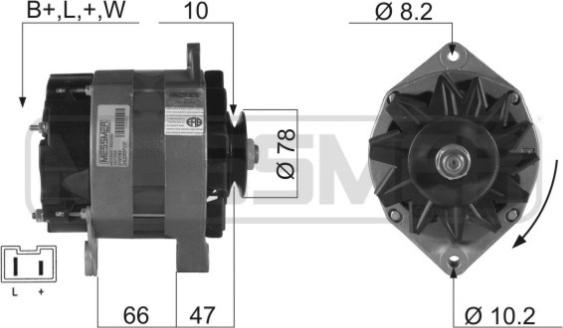 ERA 210163A - Alternator www.molydon.hr