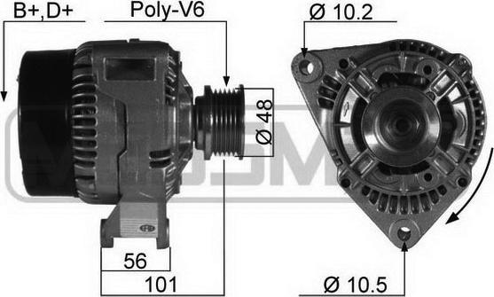 ERA 210102R - Alternator www.molydon.hr