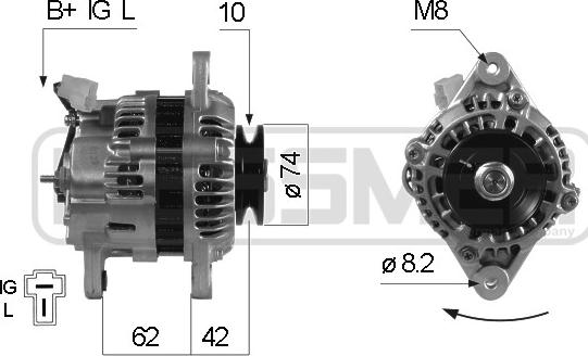 ERA 210107A - Alternator www.molydon.hr