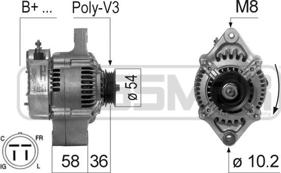 ERA 210119R - Alternator www.molydon.hr