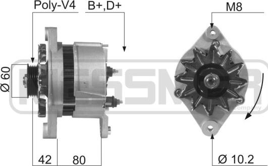 ERA 210182A - Alternator www.molydon.hr