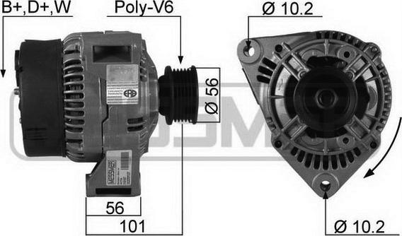 ERA 210187A - Alternator www.molydon.hr