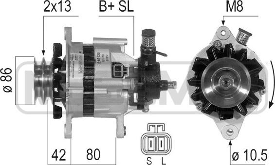 ERA 210135A - Alternator www.molydon.hr